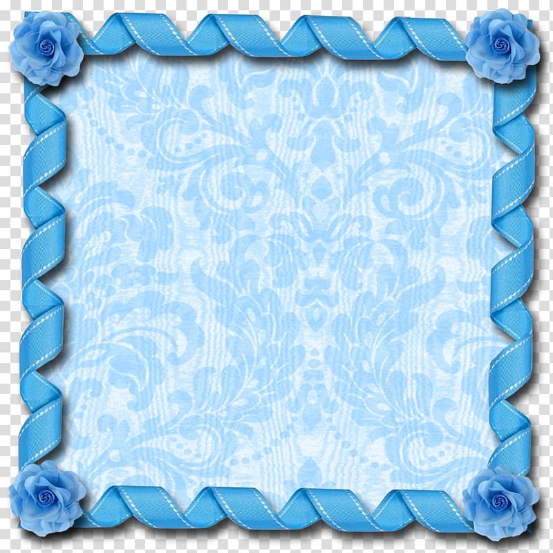 Frames Paper Ribbon Molding, blue ribbon transparent background PNG clipart