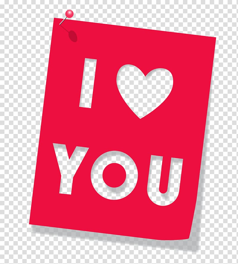 Love Heart , I love you transparent background PNG clipart