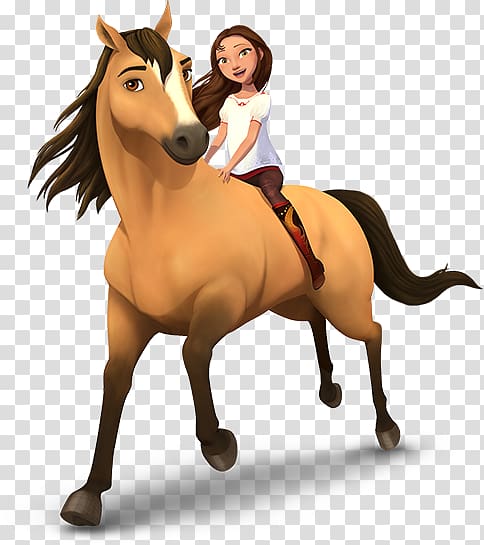 girl riding on horse illustration, Horse DreamWorks Animation Spirit Riding Free: PALs Forever Pony YouTube, horse transparent background PNG clipart