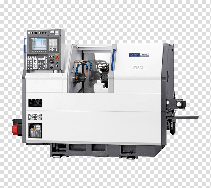 Lathe Computer numerical control Spindle Turning Machining, Automatic Lathe transparent background PNG clipart