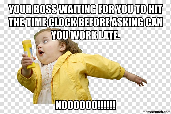 Internet meme Meme Run Humour, working late transparent background PNG clipart