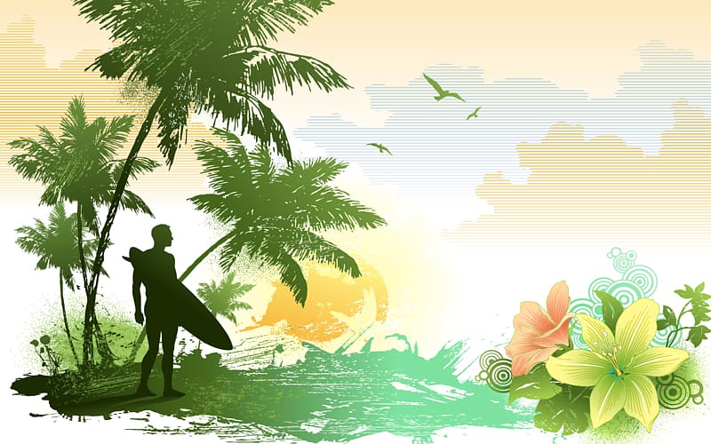 Beach Desktop Seaside resort, surfing transparent background PNG clipart