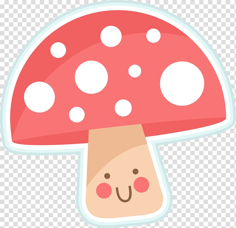 Mushroom , cute transparent background PNG clipart