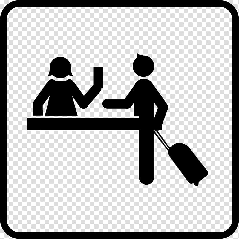 Airport check-in Computer Icons , hotel transparent background PNG clipart