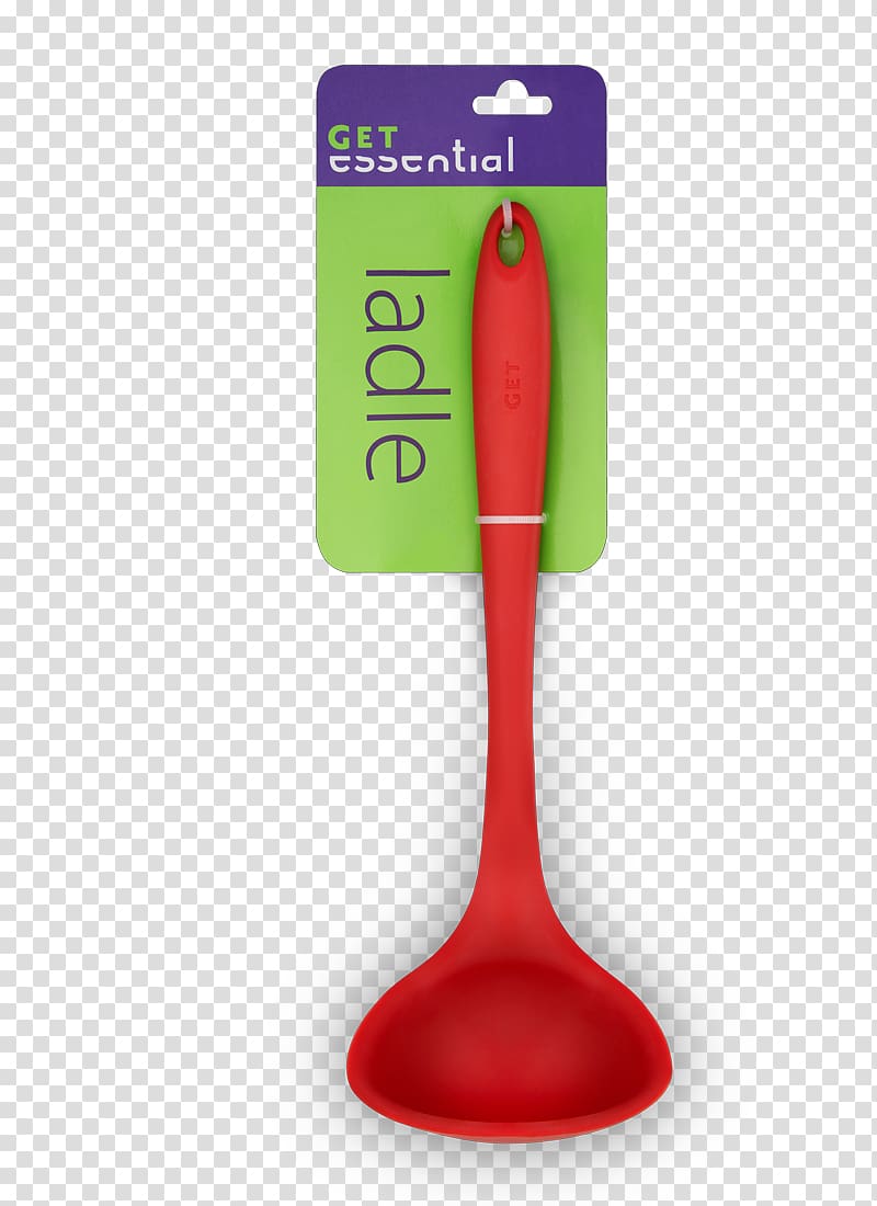Spoon Spatula Silicone plastic Red, spoon transparent background PNG clipart