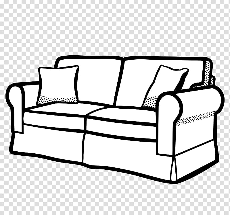 Living room Couch Coloring book Drawing, sofa transparent background PNG clipart
