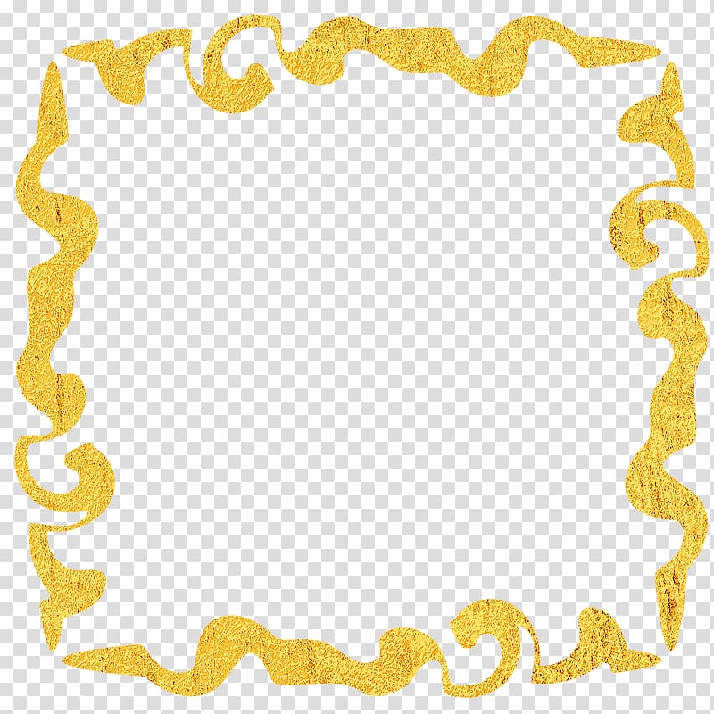 Frames Gold leaf, zombi transparent background PNG clipart