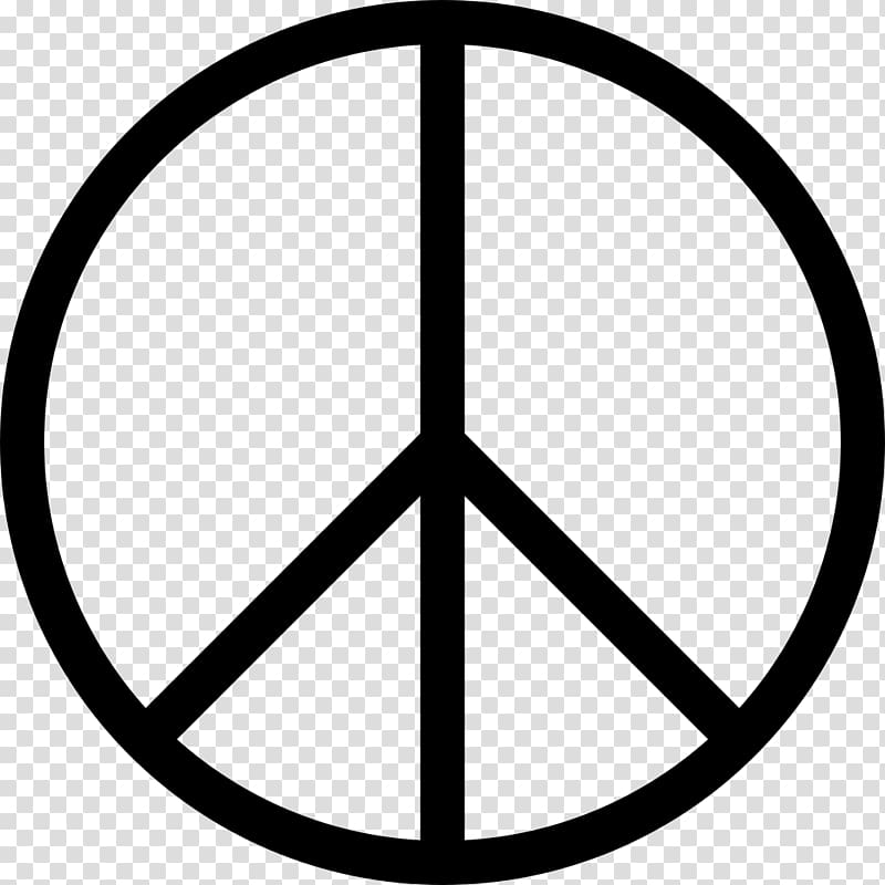 Peace symbols Campaign for Nuclear Disarmament , peace symbol transparent background PNG clipart