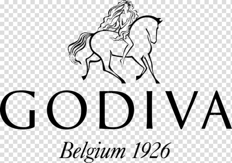 Godiva Belgion 1926 logo, Godiva Logo transparent background PNG clipart