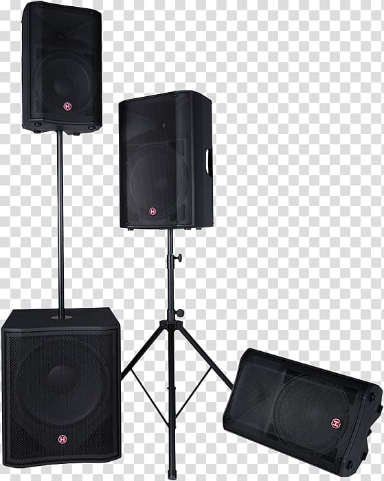 Subwoofer Loudspeaker Sound reinforcement system Public Address Systems, Powered Speakers transparent background PNG clipart
