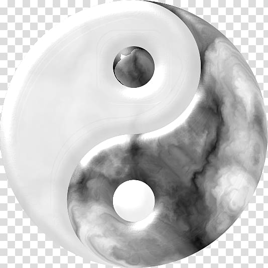 Yin and yang Symbol , yin yang transparent background PNG clipart