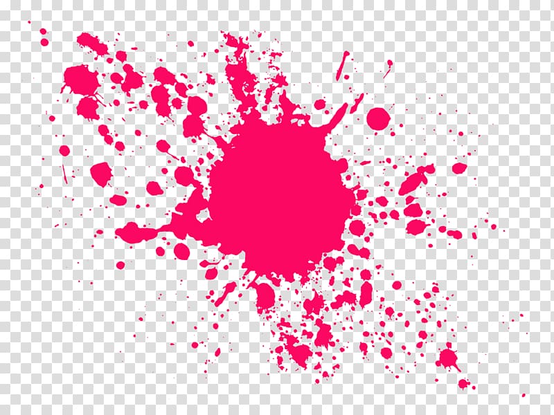 rose red ink spray paint water-color ink points transparent background PNG clipart