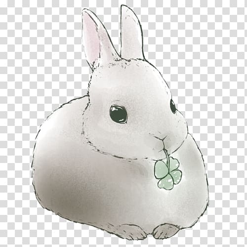 Easter Bunny Night in the Woods Hare Domestic rabbit, watercolor bunny transparent background PNG clipart