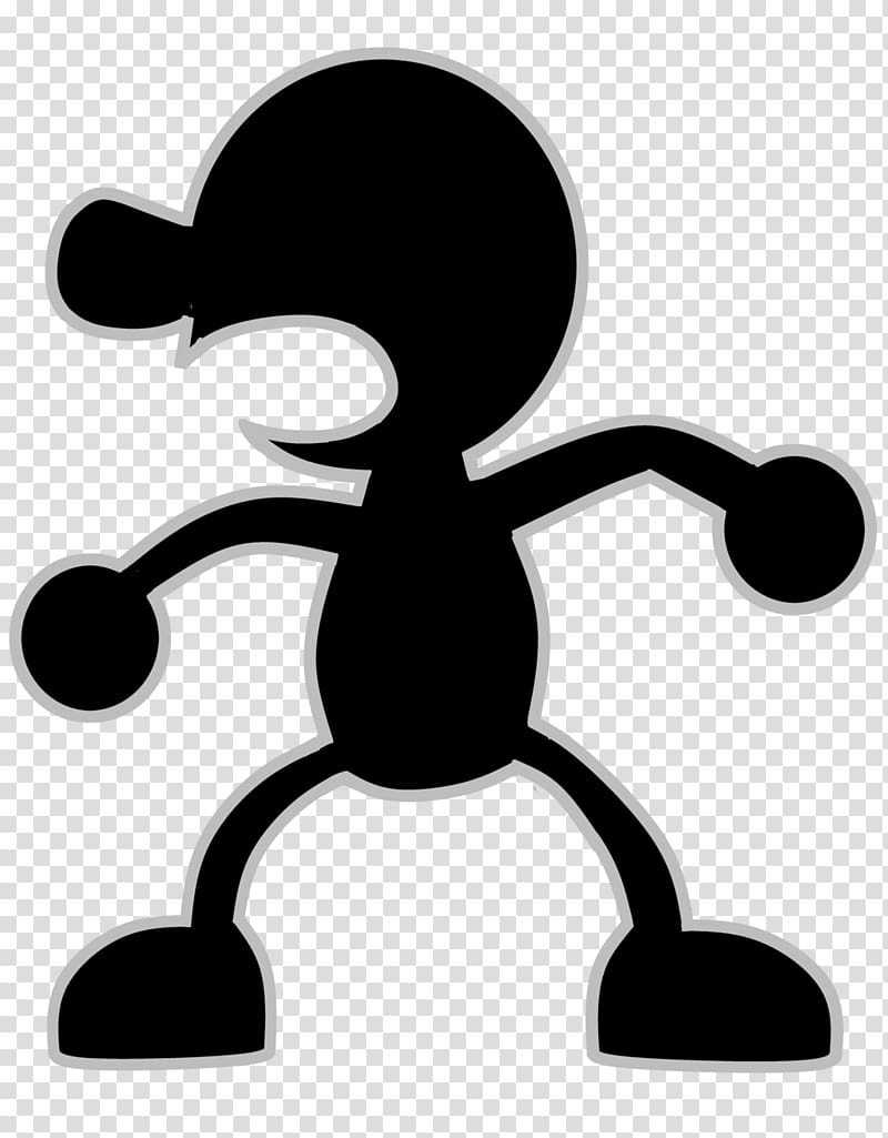 Mr. Game and Watch Game & Watch Mario & Luigi: Superstar Saga Nintendo , Mr transparent background PNG clipart