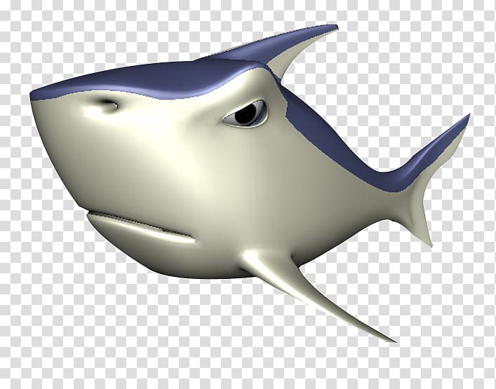 Great white shark , 3d white shark transparent background PNG clipart