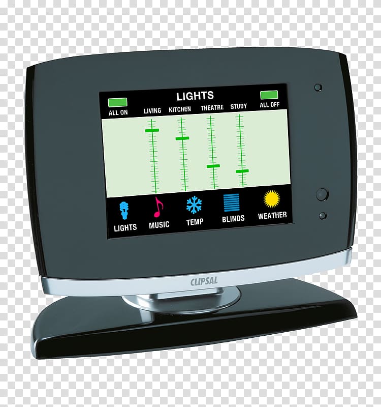 Touchscreen Interface Output device Clipsal Computer hardware, electric bus transparent background PNG clipart