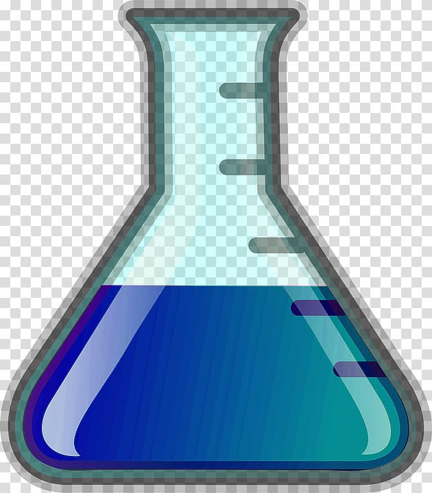 Laboratory Flasks Beaker Science Erlenmeyer flask, science transparent background PNG clipart