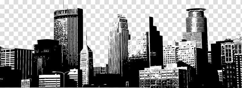 city buildings illustration, City Building, Building Silhouette transparent background PNG clipart
