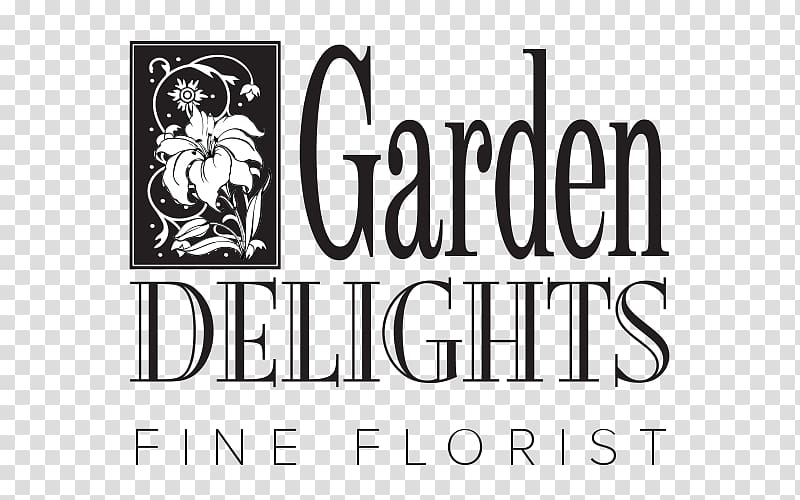 Garden Delights Fine Florist Franklin Logo Floristry Brand, Honky Tonk transparent background PNG clipart