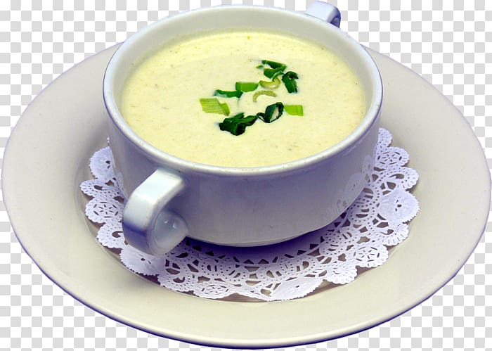 Leek soup Vichyssoise Mixed Vegetable Soup Chicken soup Recipe, Leek Soup transparent background PNG clipart