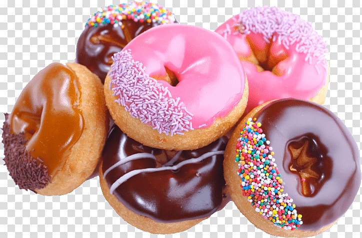 assorted doughnuts, Stack Of Donuts transparent background PNG clipart
