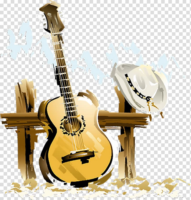 Acoustic guitar Birthday Musical Instruments, musician transparent background PNG clipart