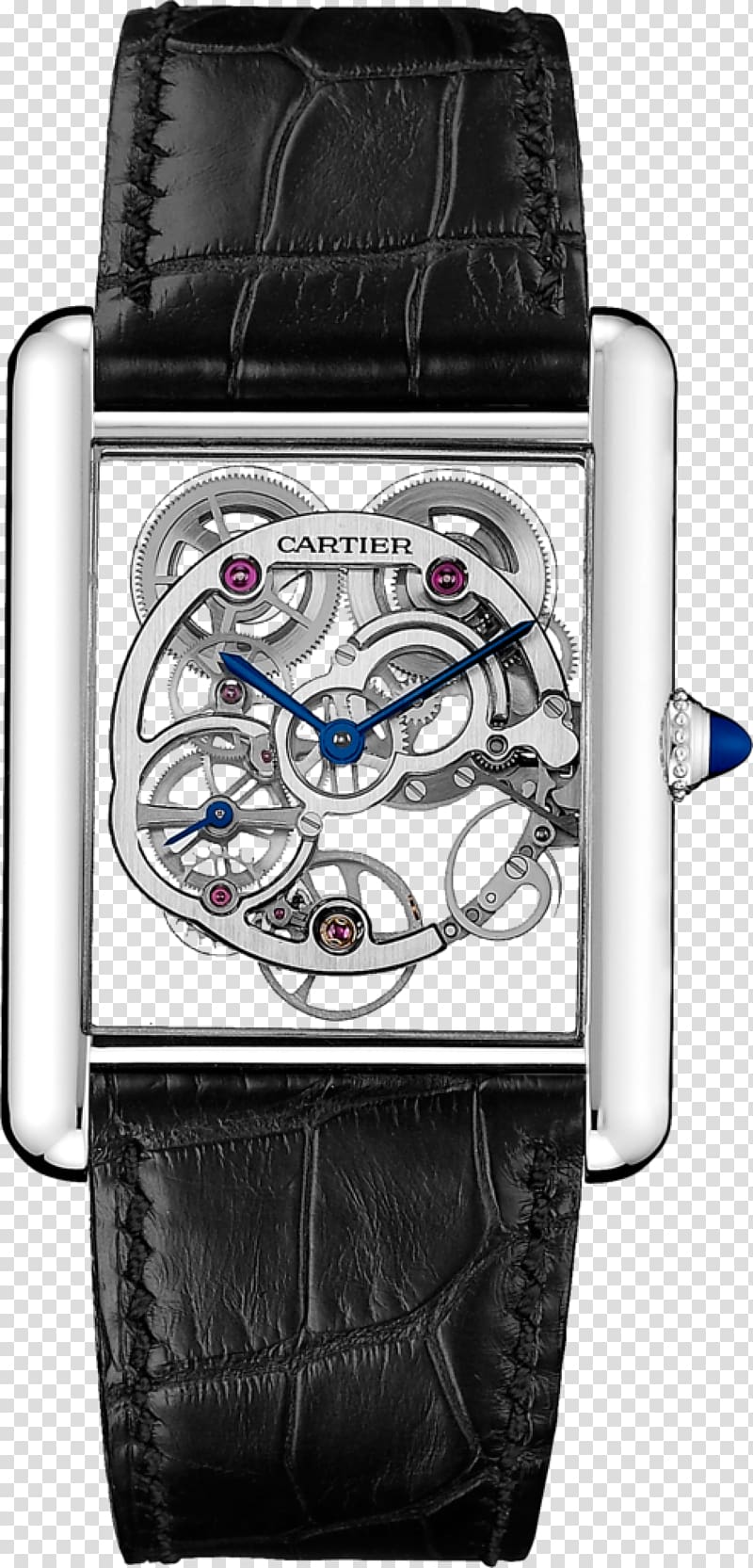 Cartier Tank Louis Cartier Watch Movement, watch transparent background PNG clipart