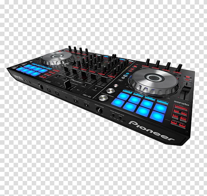 DJ controller Pioneer DJ Disc jockey Serato Audio Research Audio Mixers, PIONEER transparent background PNG clipart