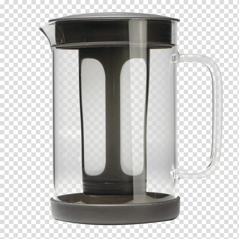 Jug Cold brew Iced coffee Cafe, coffee pot transparent background PNG clipart