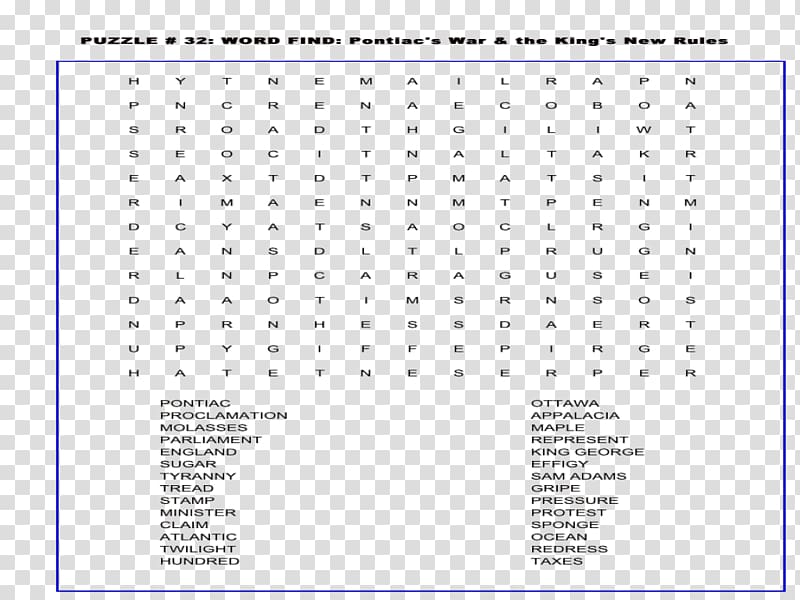 Word search Worksheet Civics Eighth grade, linear calendar transparent background PNG clipart