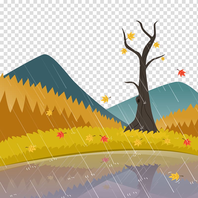 Rain Euclidean , autumn rain transparent background PNG clipart