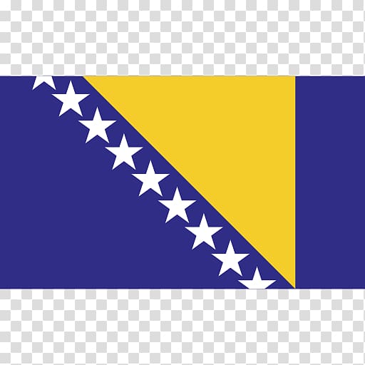 Flag of Bosnia and Herzegovina Republic of Bosnia and Herzegovina National flag, Flag transparent background PNG clipart