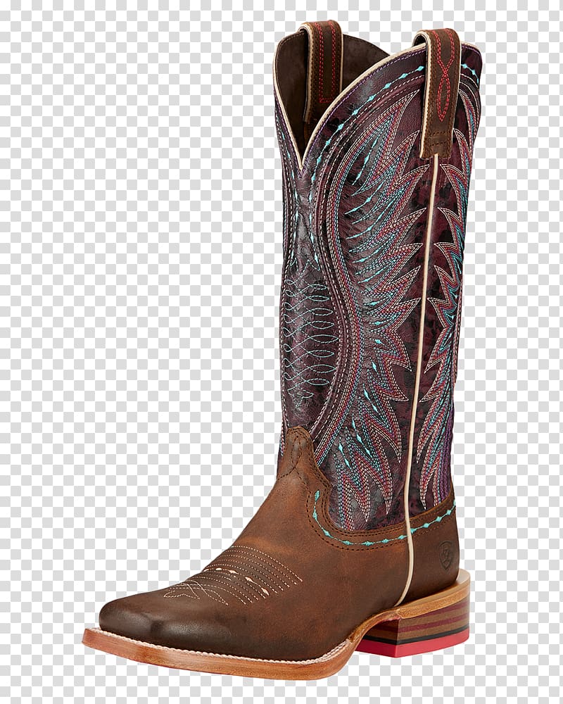 Cowboy boot Ariat Goodyear welt, cowboy boots and flowers transparent background PNG clipart