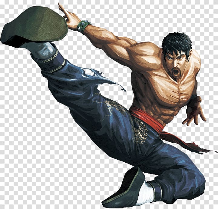 Tekken Law flying kick illustration, Street Fighter Jump Attack transparent background PNG clipart