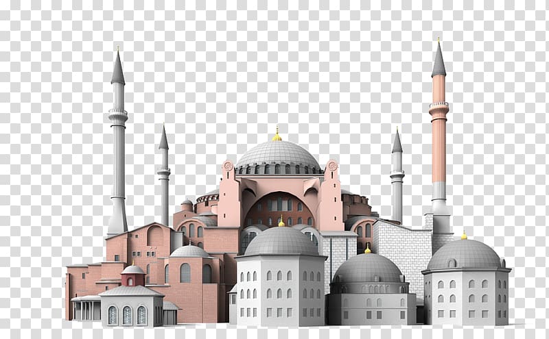 Hagia Sophia Sultan Ahmed Mosque Fall of Constantinople , Castle transparent background PNG clipart