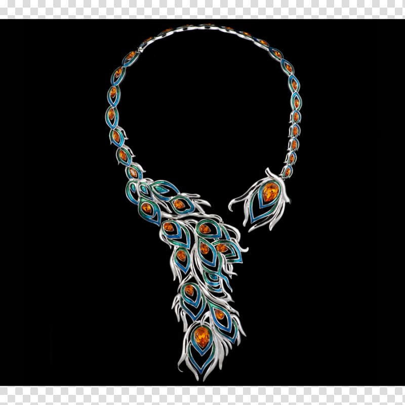 Jewellery Necklace Peacock Earring Peafowl, peacock transparent background PNG clipart