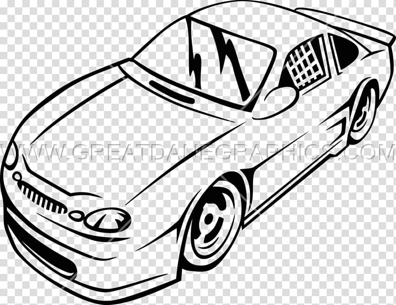 Car Line art Drawing Sketch, race car transparent background PNG clipart