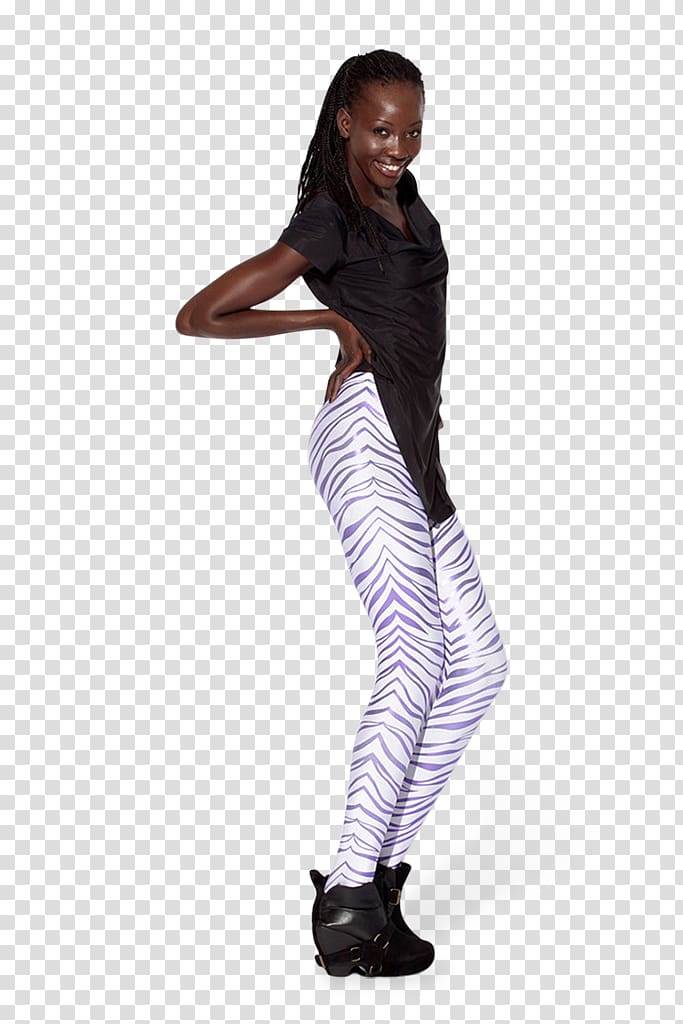 Leggings Waist Tights Jeans Sleeve, zebra themed transparent background PNG clipart