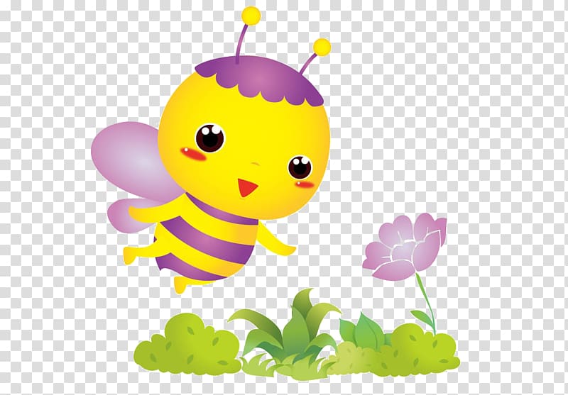Insect Apis florea Cartoon, bee transparent background PNG clipart