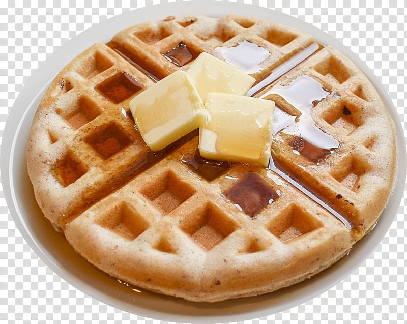 Belgian waffle Breakfast Waffle Irons Belgian cuisine, breakfast transparent background PNG clipart