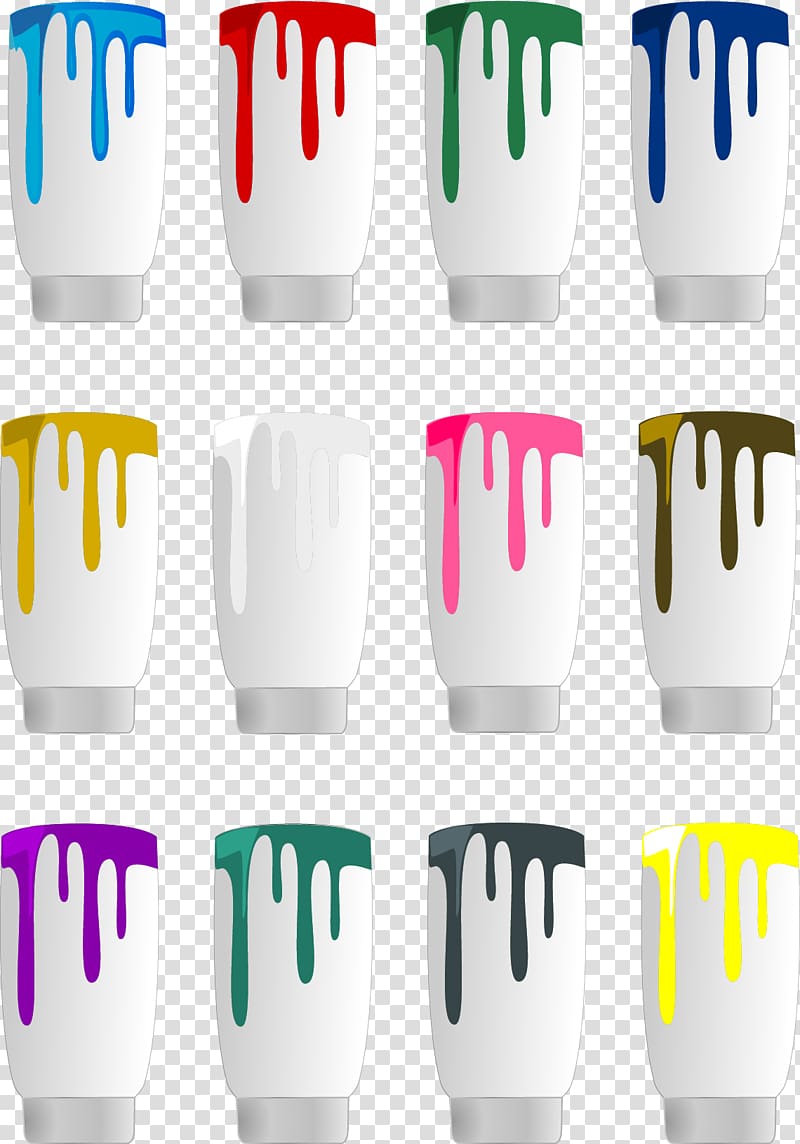 Drip painting Color , Paint Bucket transparent background PNG clipart