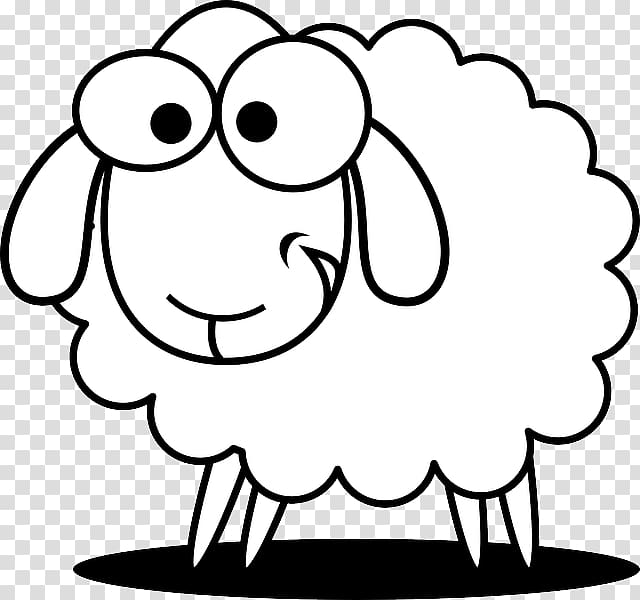 Black sheep White Website , Cute lamb transparent background PNG clipart