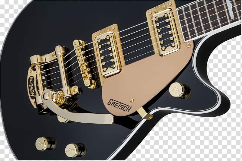 Electric guitar Gretsch Electromatic Pro Jet Bigsby vibrato tailpiece, electric guitar transparent background PNG clipart