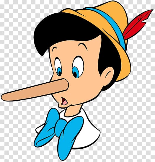 Pinocchio Jiminy Cricket YouTube Geppetto , nose transparent background PNG clipart