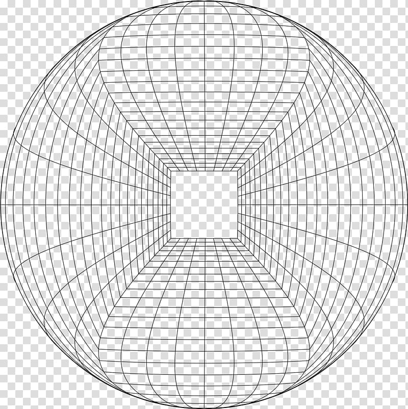 Perspective Grid Three-dimensional space Fadengitter, spherical transparent background PNG clipart