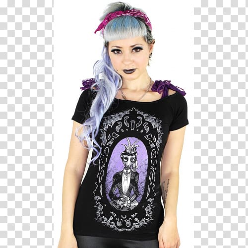 T-shirt Gothic fashion Clothing Dress, too fast transparent background PNG clipart