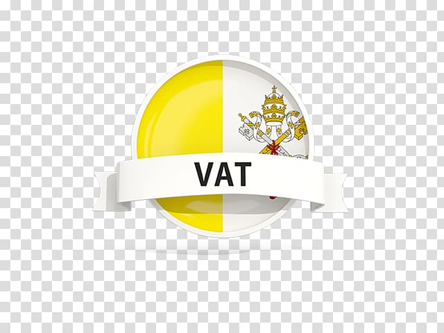 Yellow Flag of Vatican City Logo, flag vatiacn transparent background PNG clipart