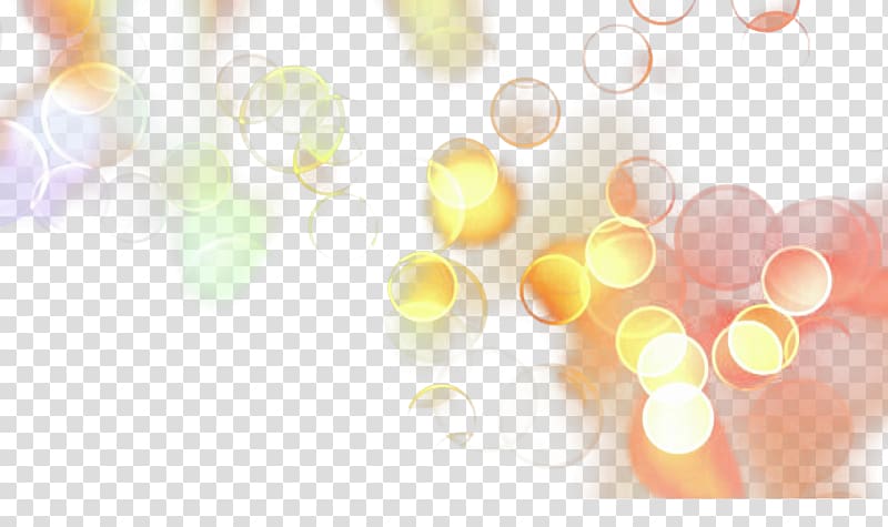 yellow light effect element transparent background PNG clipart
