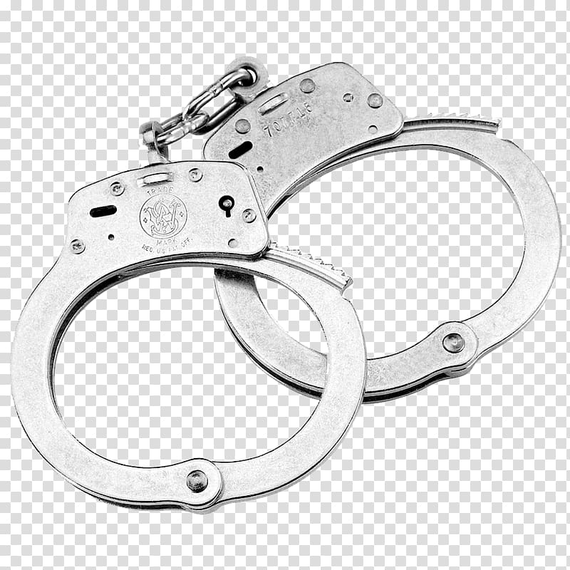 Handcuffs Miranda v. Arizona Police officer Miranda warning Smith & Wesson, handcuffs transparent background PNG clipart