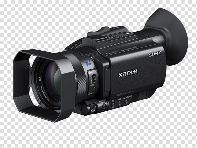 Sony XDCAM PXW-X70 Exmor R Video Cameras, Camera transparent background PNG clipart